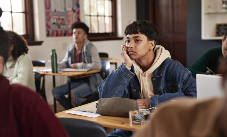 Teens are losing interest in school, and say they hear about college ‘a lot’ : NPR