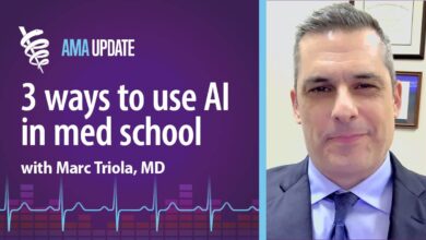 ChatGPT in medical education: Generative AI and the future of artificial intelligence in health care | AMA Update Video