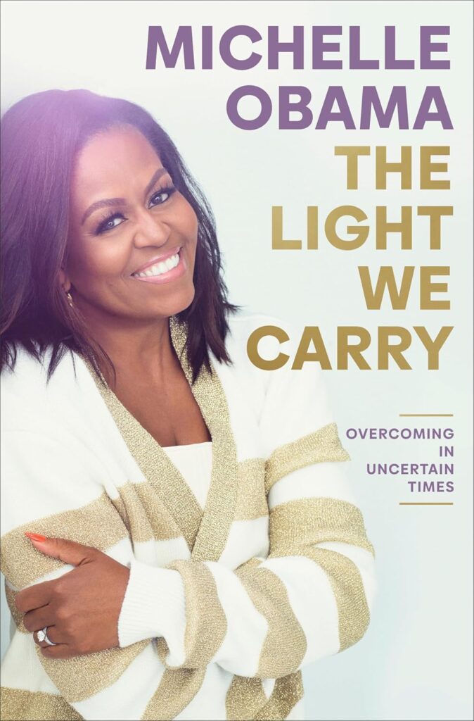 Book cover of "The Light We Carry" by Michelle Obama