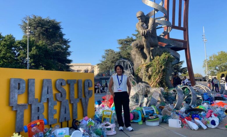Indigenous advocate calls for just transition in Geneva plastics talks Indigenous advocate calls for just transition in Geneva plastics talks