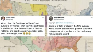 A viral post argues East Coast people are better than West Coast